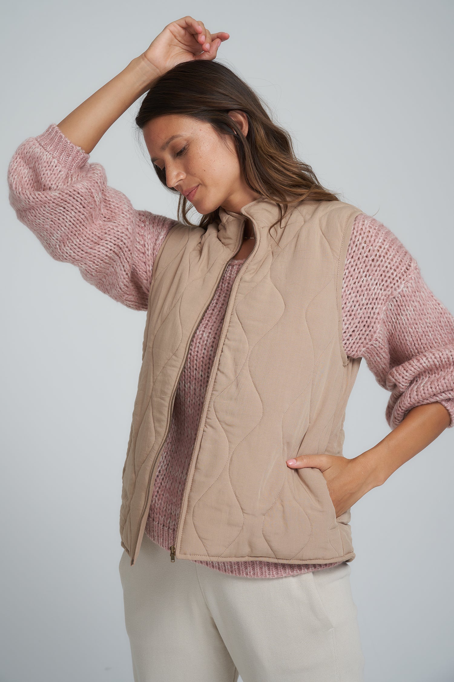Glacier Vest - Mocca