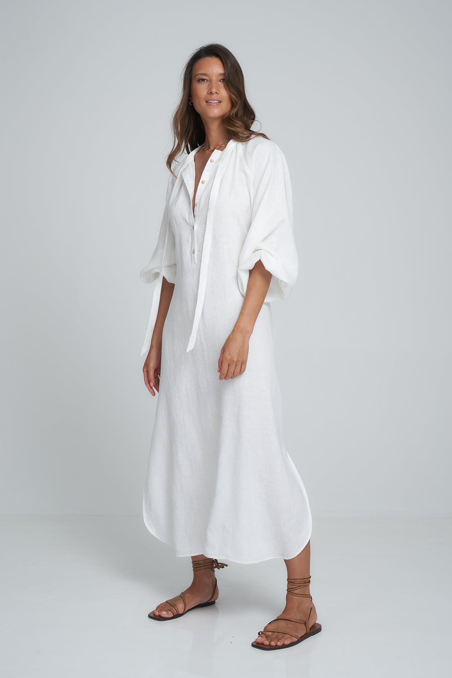 Komala Dress - Ivory