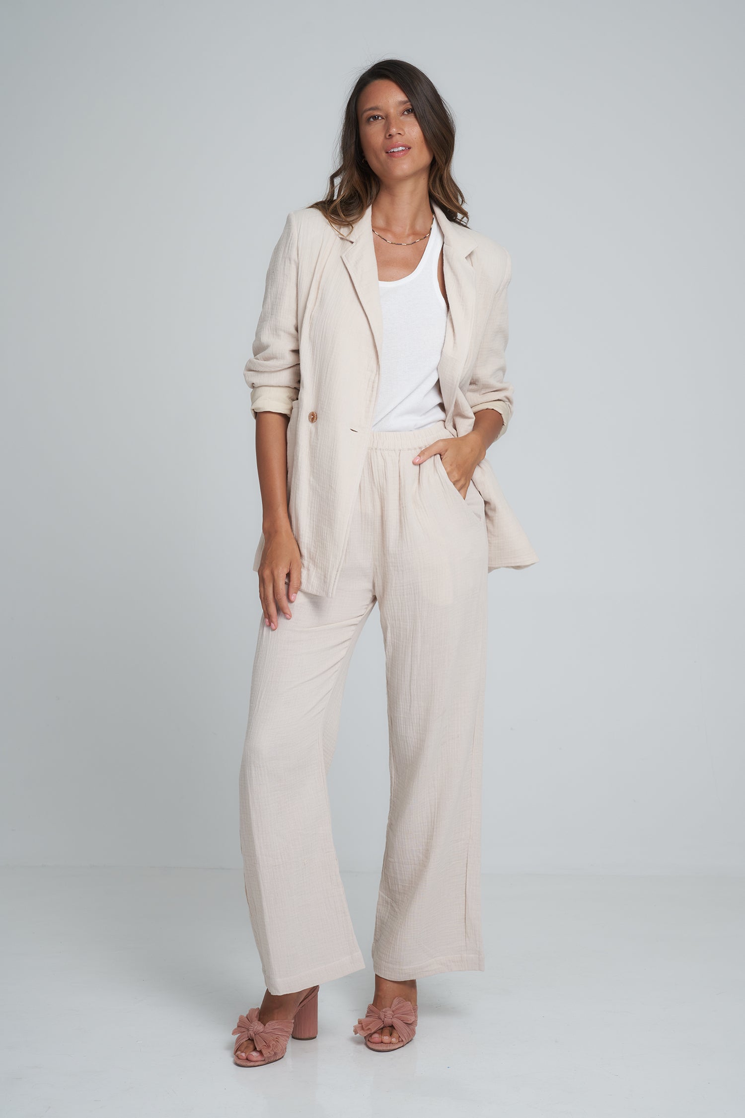 Odilla Blazer - Sandstone