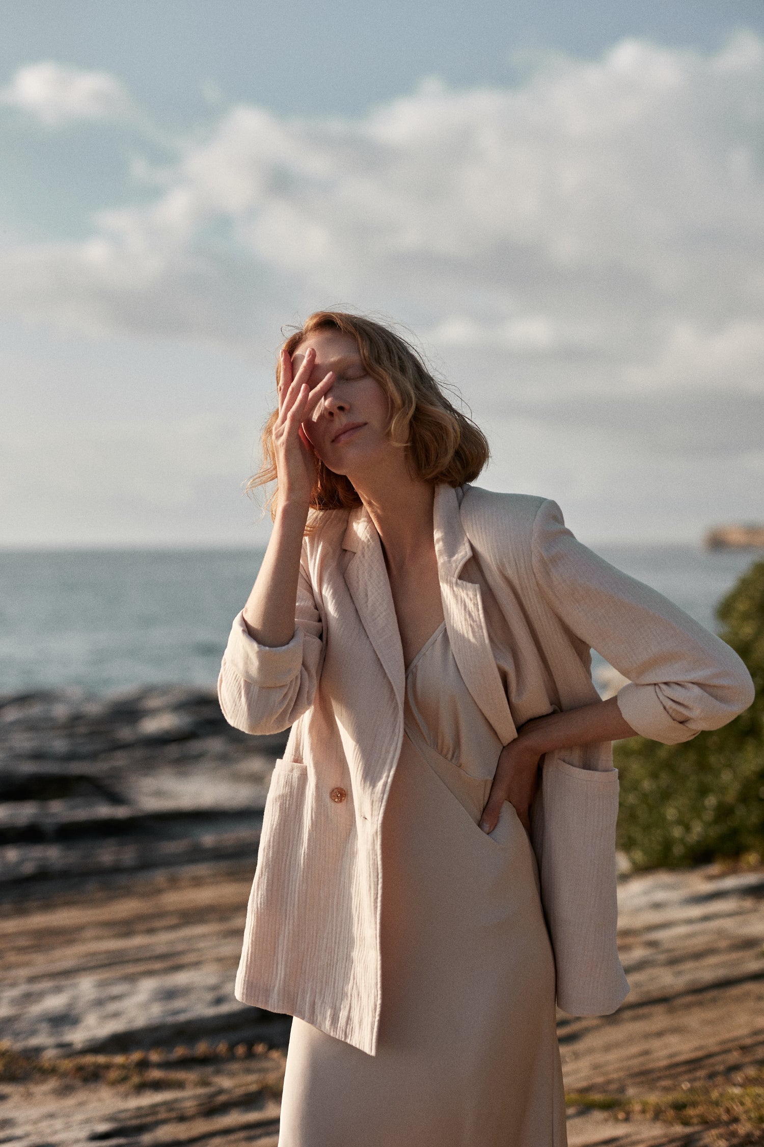 Odilla Blazer - Sandstone