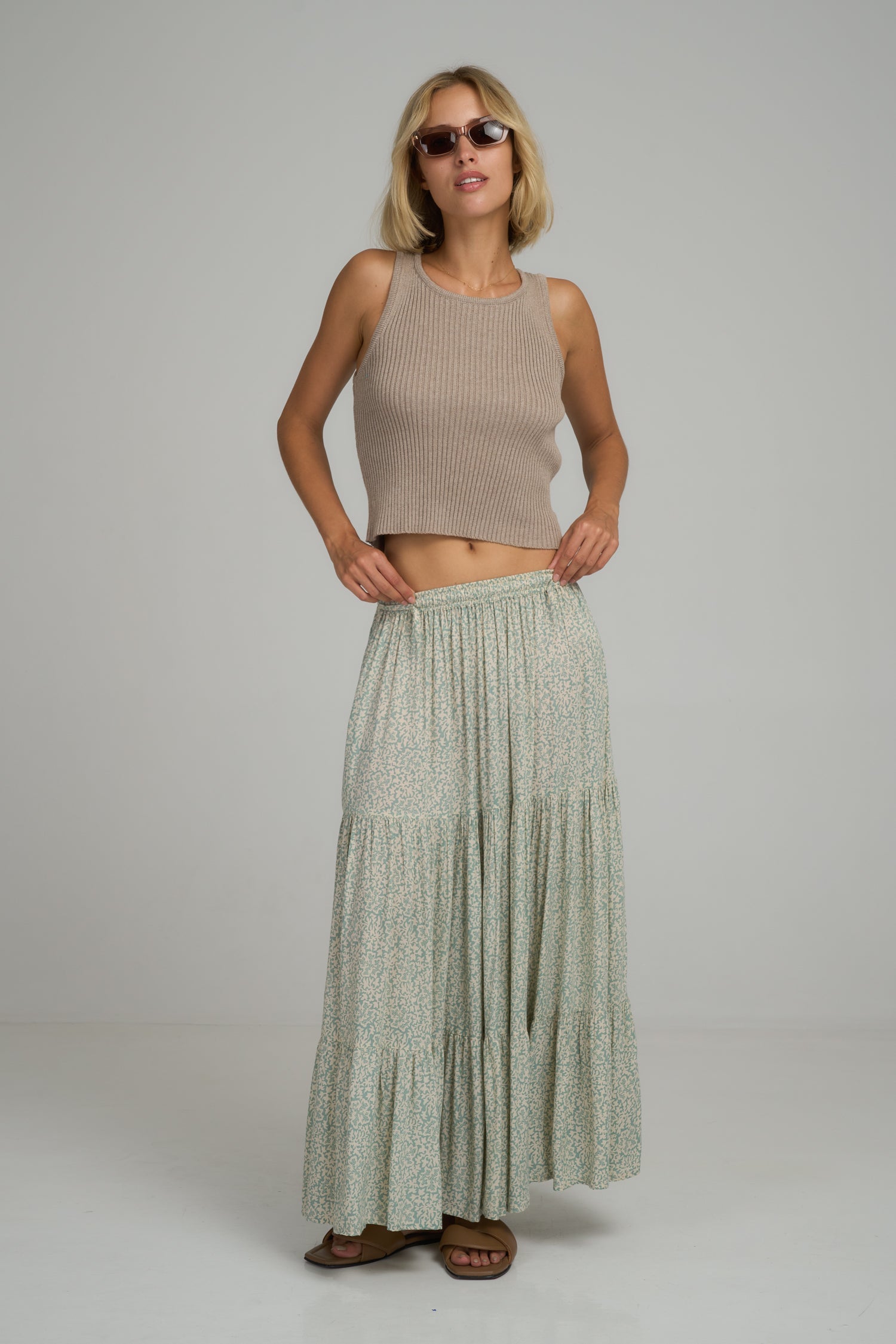 Corsica Skirt - Celosia Blue