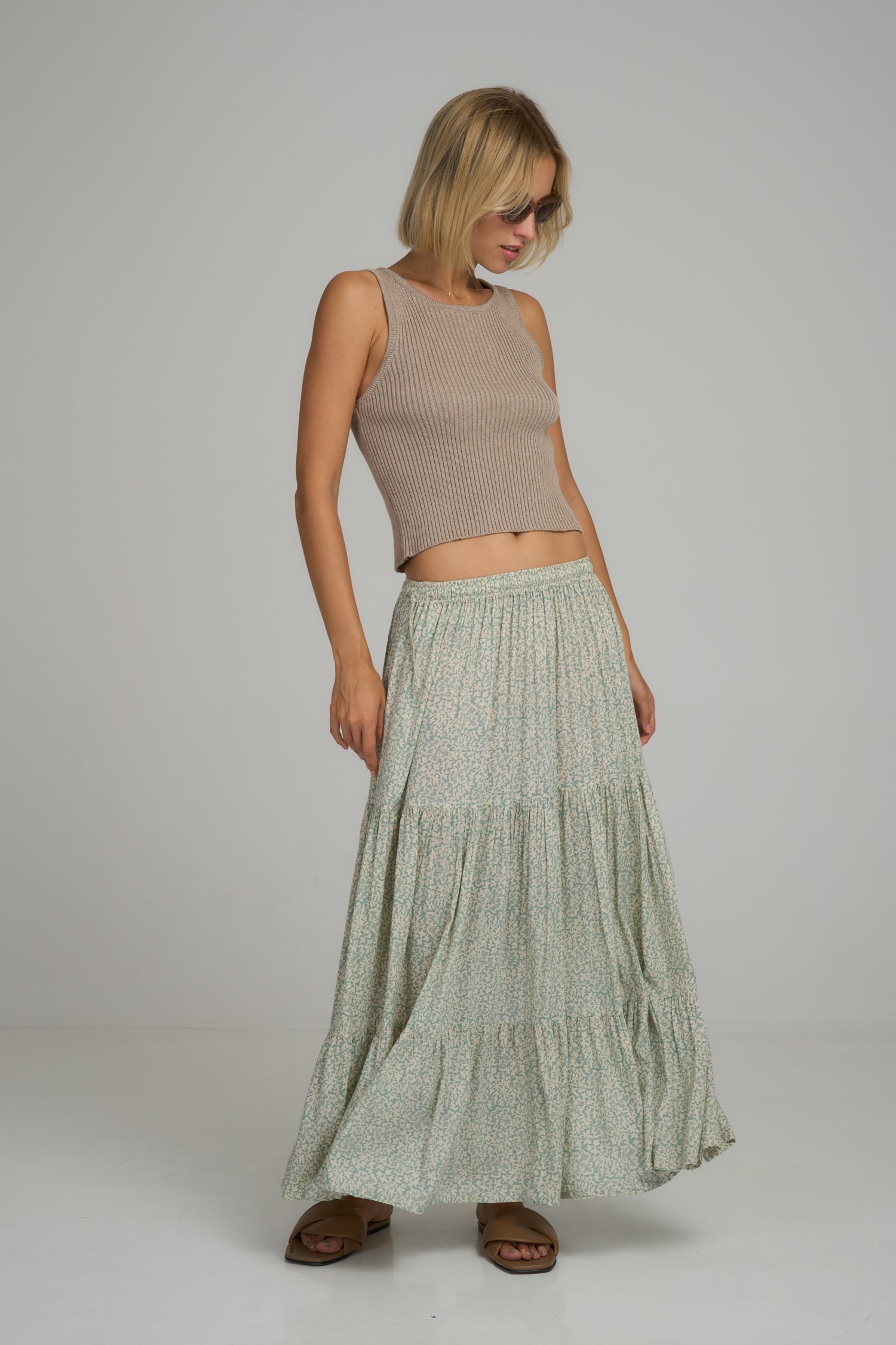 Corsica Skirt - Celosia Blue