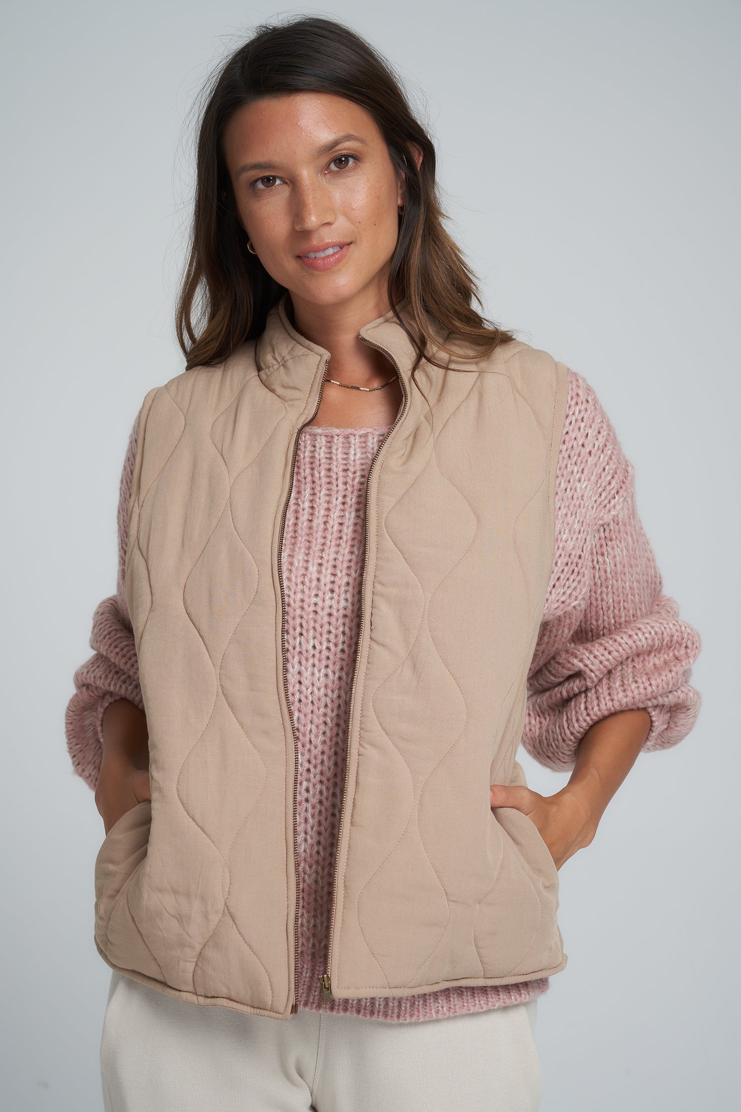 Glacier Vest - Mocca