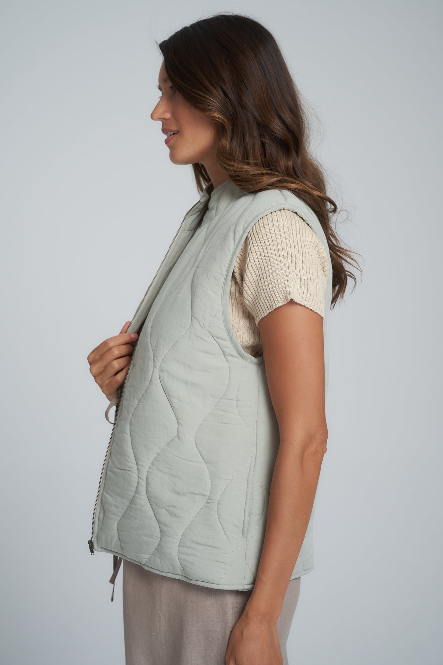 Glacier Vest - Sage