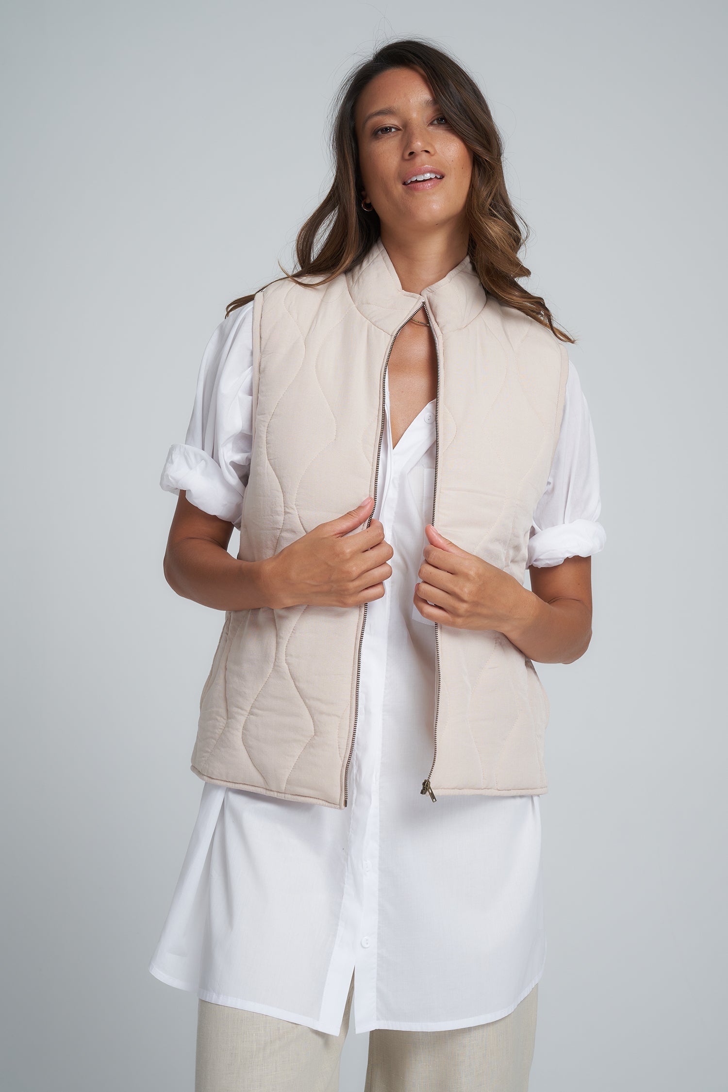 Glacier Vest - Rose Haze