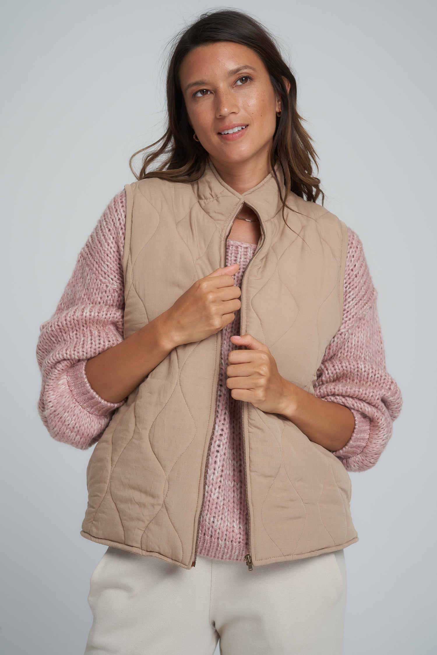 Glacier Vest - Mocca