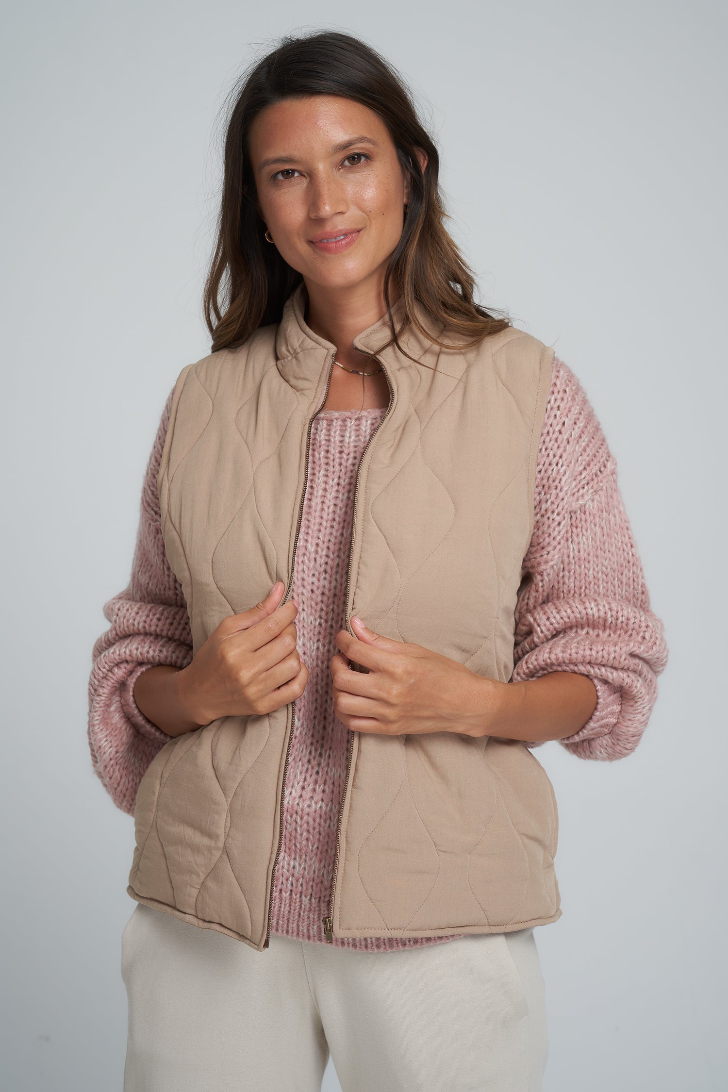 Glacier Vest - Mocca