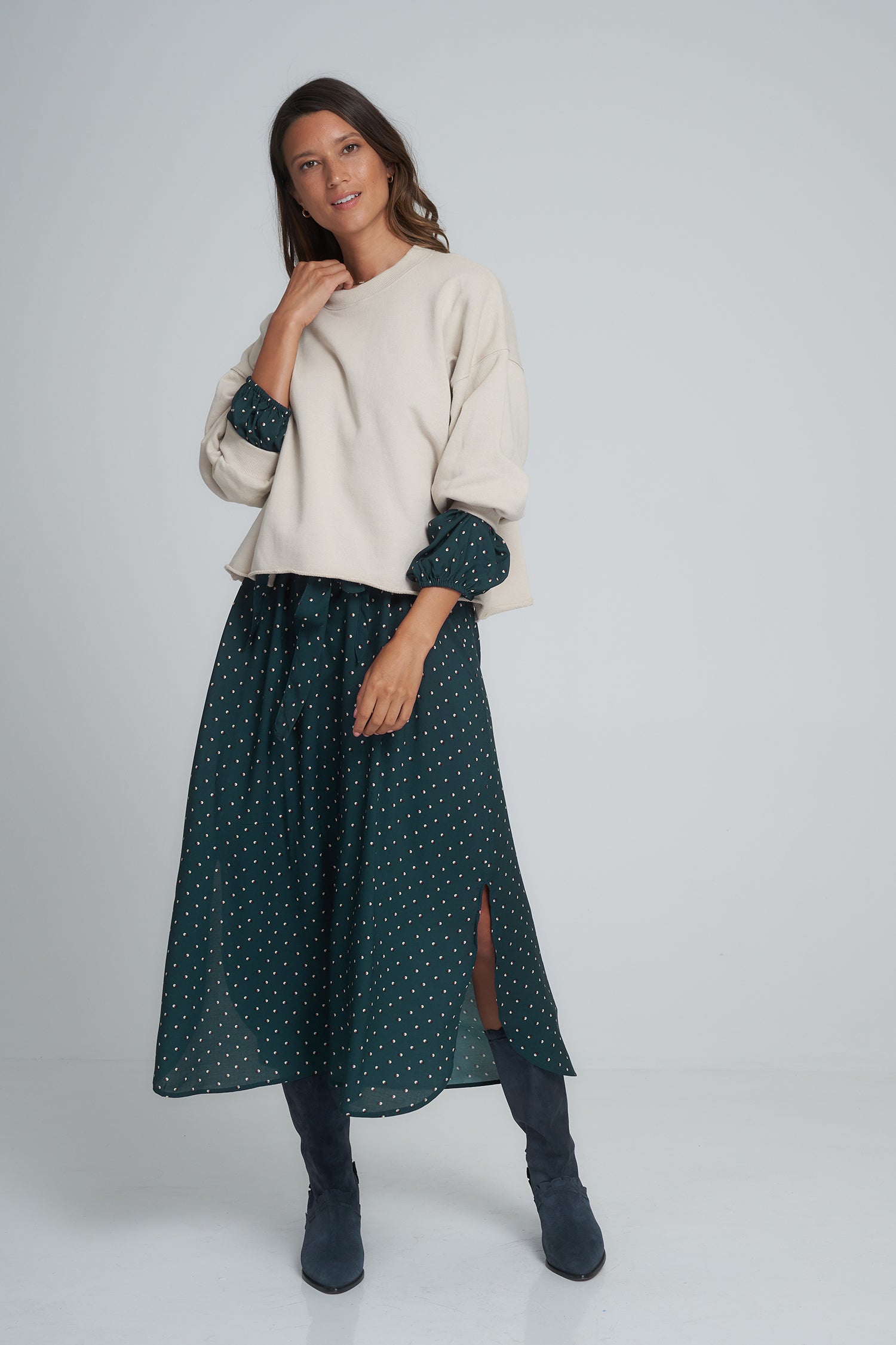 Komala Dress - Eclipse Emerald