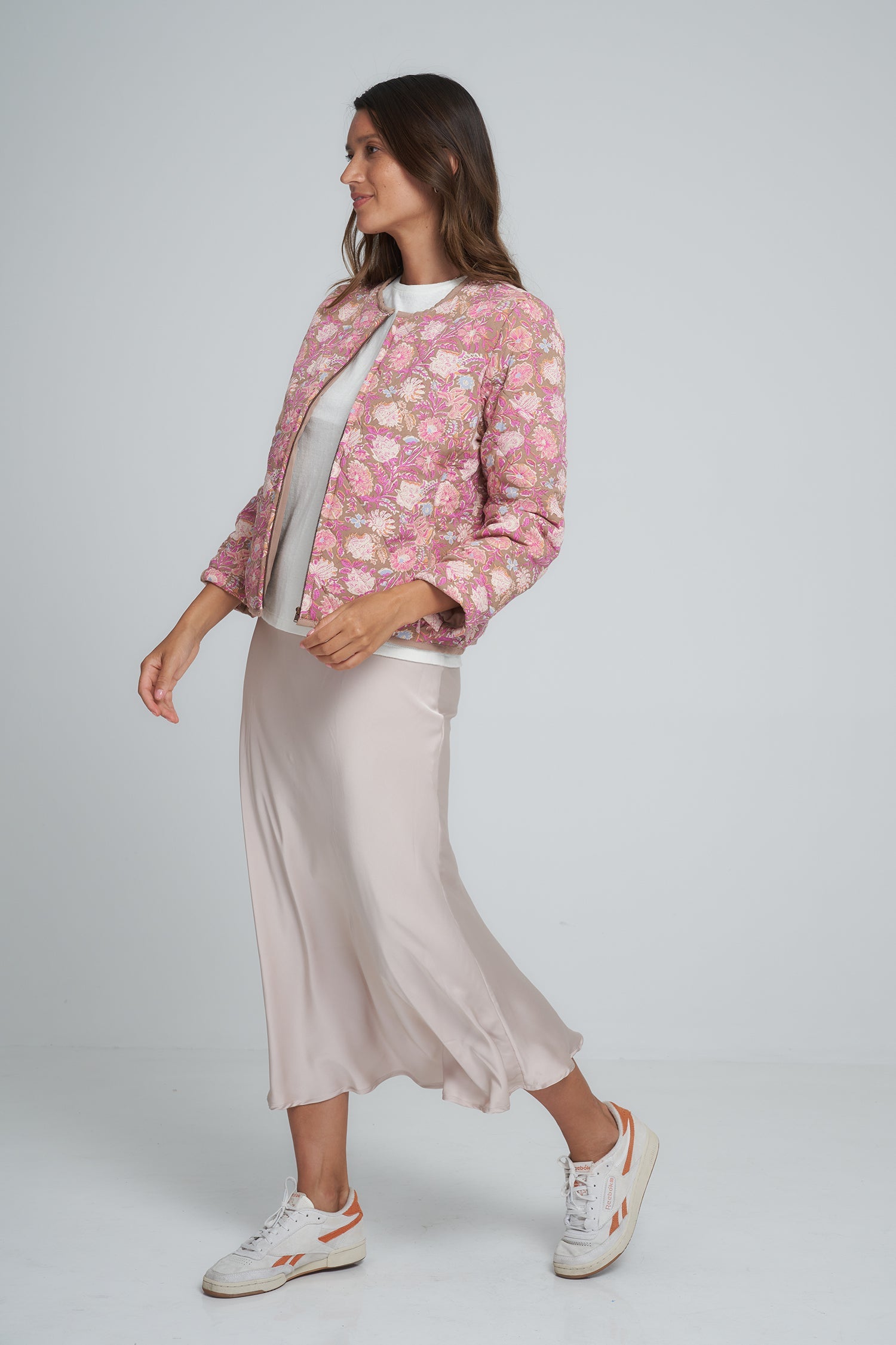 Polar Zip Jacket - Rajasthan Pink/Brown