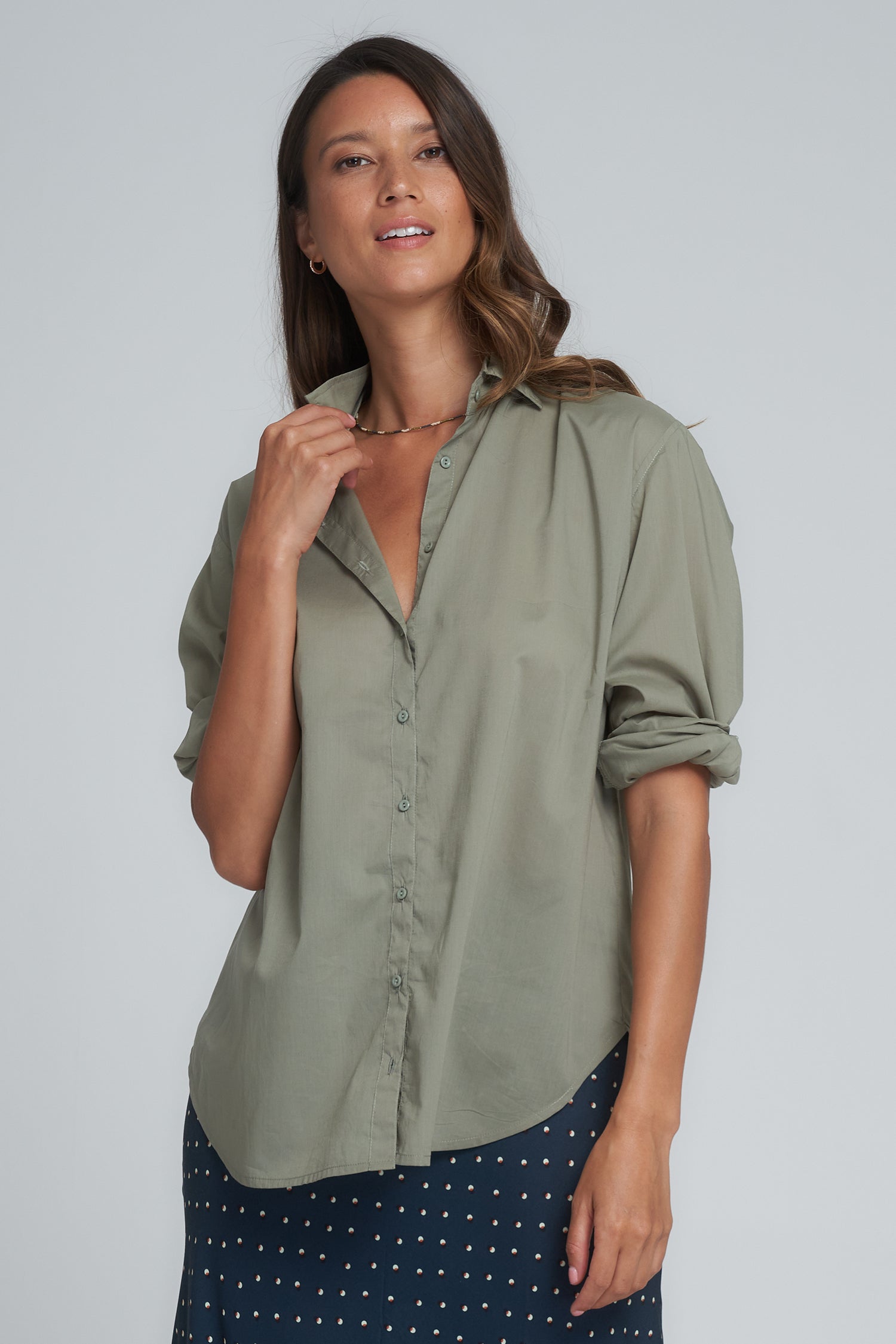 Rizz Shirt - Moss Green